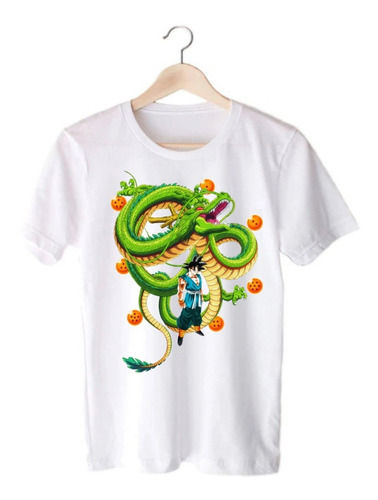 Remera Blanca Dragon Ball Z Super Shenlong Gt - Anime