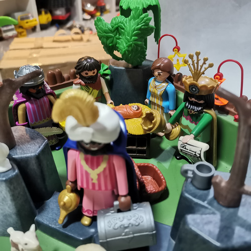 Playmobil 3996 Juguete Pesebre Jesus Maria Jose Pastor
