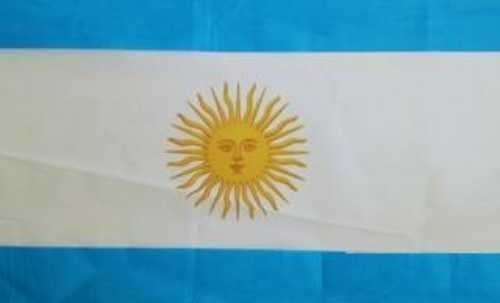 Bandera Argentina De Fiselina 60 X 90  $