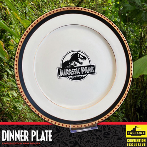 Jurassic Park Dinner Plate 1:1 Scale Replica Sdcc Exclusive (Usado)