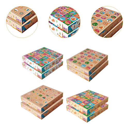 Mubarak Advent Calendar Box Eid Candy Cajas Festival 8pcs