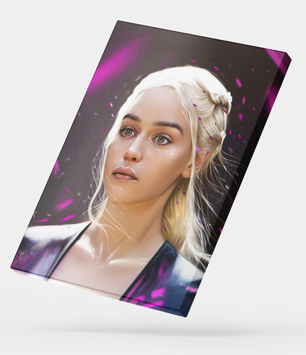 Cuadro Impresión Digital Lienzo: Juego De Tronos Daenerys