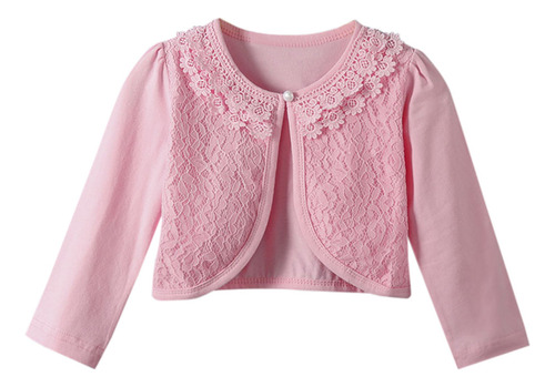 Chaqueta Tipo Bolero Tipo Bolero De Encaje Para Niñas Pequeñ