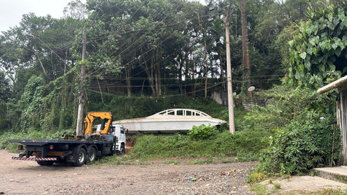 Terreno De Esquina - Em Frente Represa Billing - Prainha Riacho Grande - Ótimo Para Embarcações, Jets E Passeios Náuticos.