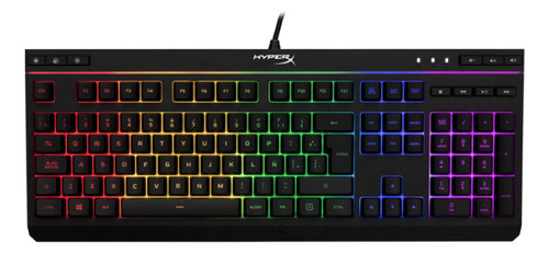 Teclado Gamer Hyperx Alloy Core Rgb Qwerty Español Rgb Negro