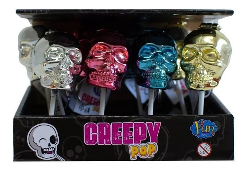 Chupetin Creepy Pop Fun Candy X8 Unidades 7290