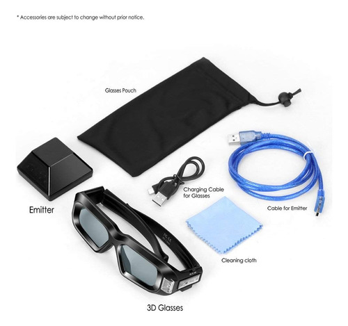 Kit De Gafas 3d Con Emisor Nvidia Para Pc