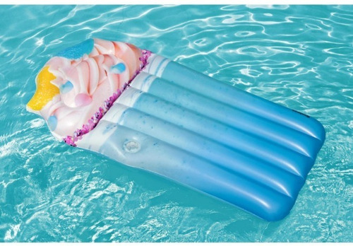 Imagen 4 de 5 de Flotador Respaldo Azul Porta Vaso Bestway Baño Bebes