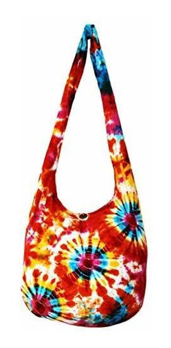 Bolso Boho Tie Dye Hippie Blanco