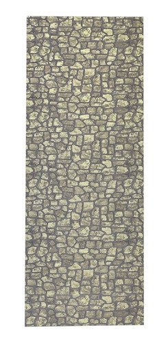 Camino Antideslizante Moderno Verde Ancho 65cm Carpetshop