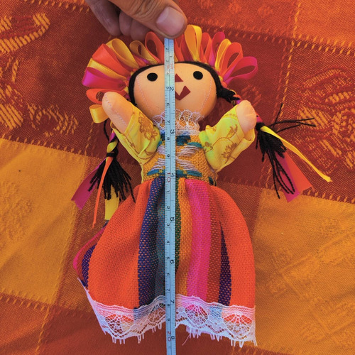 5 Muñecos Panchito Y 5 Muñecas Lele Otomíes Erilio Artesanal