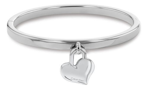 Calvin Klein Pulsera Con Encanto De Corazón Asimétrico