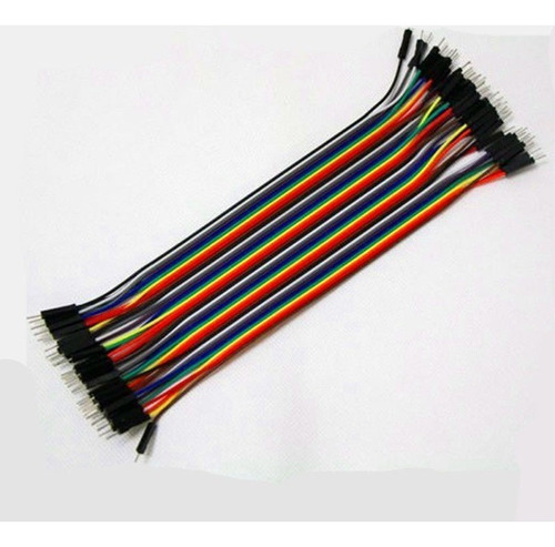 Jumpers 20cm Arduino (40-cables Pack) Macho/macho Dupont