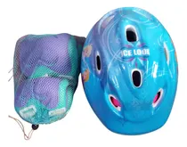Comprar Casco Original Frozen Niñas + Coderas Rodilleras Alternativa