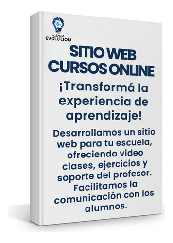Página Web Para Cursos Online, Clases, Escuela