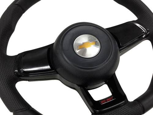 Volante Vectra 1999 Até 2010 Gti Mk7 Preto Completo Com Cubo