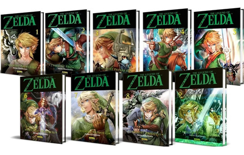Pack Libro Legend Of Zelda Twilight Princess Vol 1-9 Español