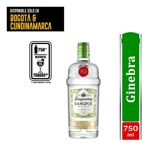 Ginebra Tanqueray Rangpur 750 Ml Solo C - mL a $207