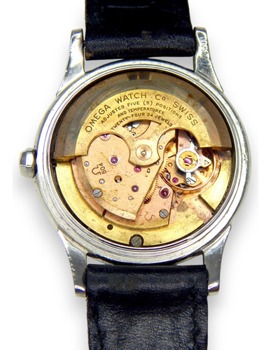Reloj Omega Constellation Calendar Ref 2943 Cal 504 35 Mm Negro Plateado Negro (Usado)