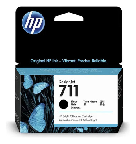 Hp Cz129a 711 Negro 38ml T120/t520/t530/t130 Uk