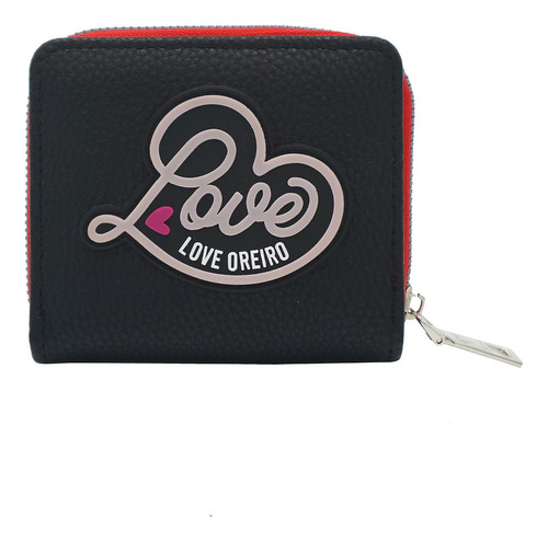 Billetera Fichero Mujer Las Oreiro Love Eco Cuero Tarjetero