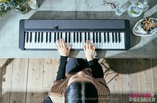 Teclado Casiotone Ct-s1 Sensitiv Atril Funda Pedal Pie Banco