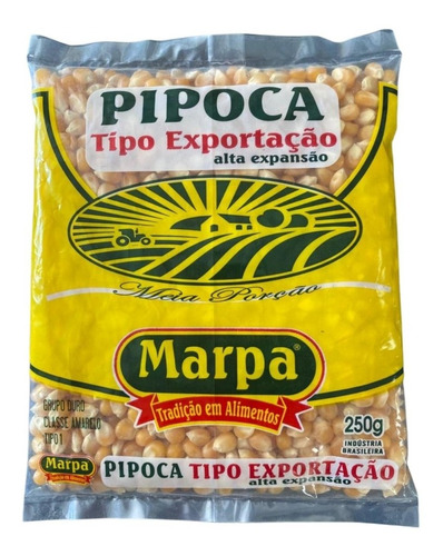 Milho De Pipoca Premium 250g Alta Expansão Marpa Alimentos 