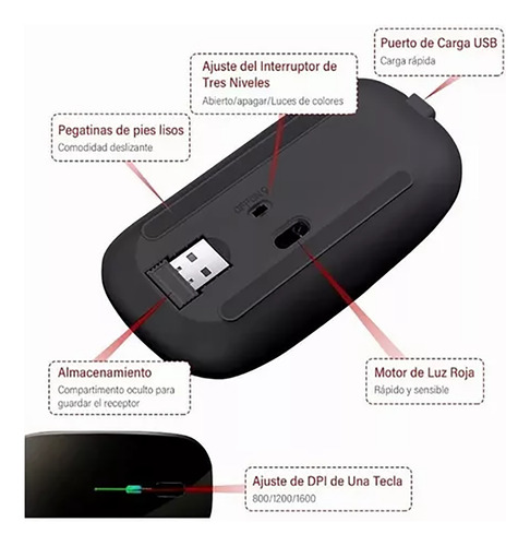 Computadora De Oficina Bluetooth 2.4 G Dual Mode
