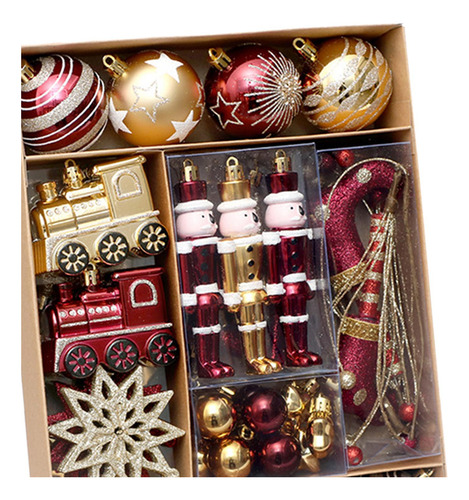 Juego De Adornos De Bolas De Navidad, Decoración Estilo C