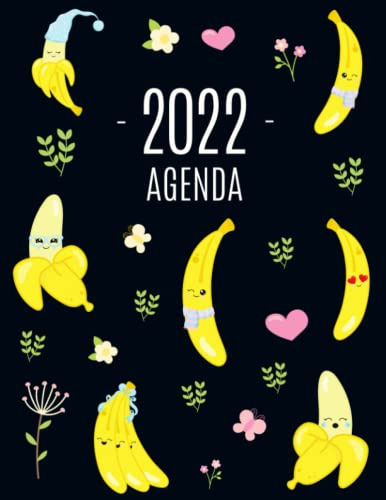Banana Agenda 2022: Planificador Con Fruta | 52 Semanas Ener