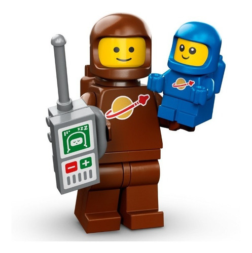 Lego Minifigura: Astronauta Con Bebé Serie 24.