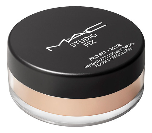 Base de maquiagem em pó MAC Cosmetics Studio Fix Studio Fix Pro Set + Blur Pó Solto Studio Fix Pro Set + Blur tom medium deep