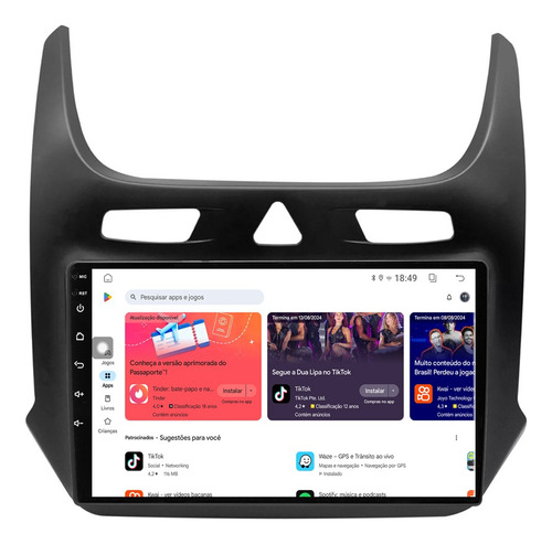 Multimidia Cobalt Lt/ltz 12/16 9p Adak G2 Carplay 2gb 64gb