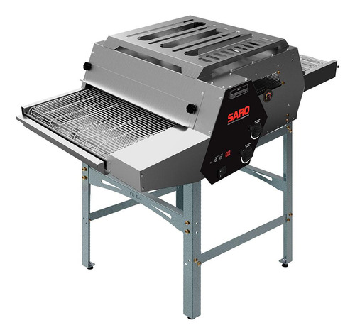 Forno De Pizza Industrial Saro FE5022 Gás 50cm Esteira Turbo