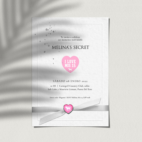 Invitación App 15 Años Web Interactiva Victoria Secret #1