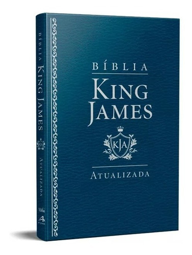 Imagem 1 de 1 de Bíblia King James Atualizada Slim Kja Azul Luxo