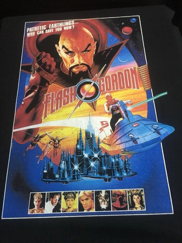 Flash Gordon - Peliculas De Culto - Polera- Cyco Records