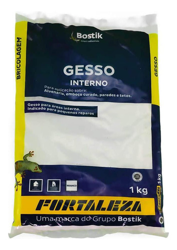 Gesso Bostik Pó 1 Kg-fortaleza