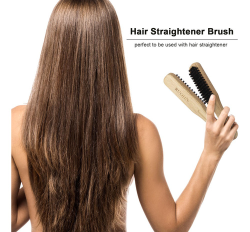 Peine Antiestático De Doble Cepillo Para Cabello Con Cepillo