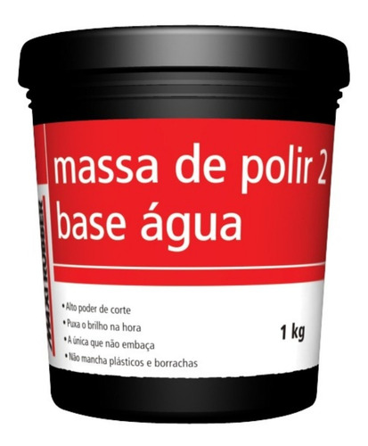 Pasta Pulir Fina / Blanca / Base Agua Maxi Rubber .x 1 Kg