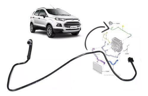 Manguera Del Depósito Reservorio Al Motor Ecosport Titanium