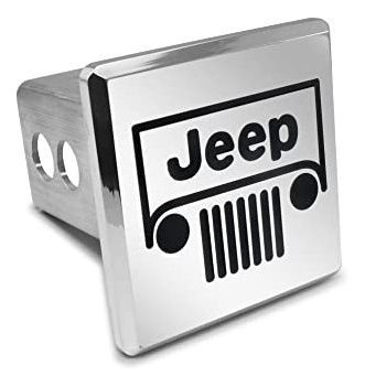 Jeep Grill Billet Aluminio 2 Pulgadas Remolque Cubierta
