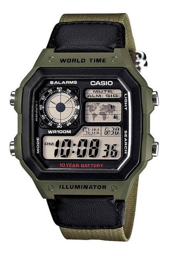 Reloj Casio Digital Varon Ae-1200whb-3bv