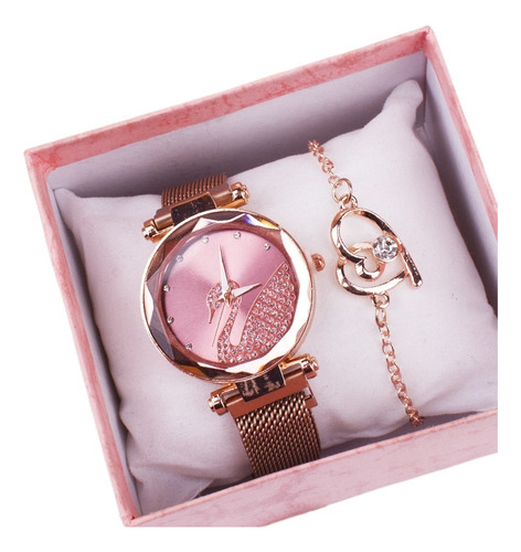 Conjunto De Pulsera Y Reloj De Dos Piezas For Mujer