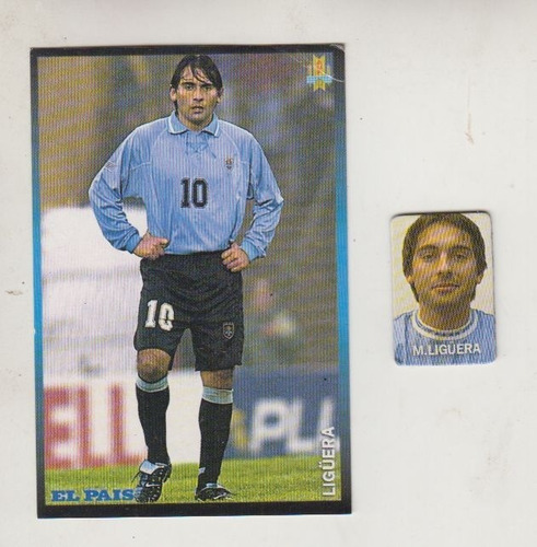Futbol Uruguay Martin Liguera Tarjeta Y Chapa Imantada 2006
