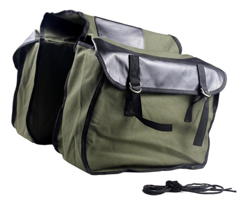 Bolsa De Almacenamiento De Bicicletas Con Verde Gris