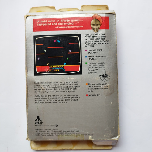 Joust Atari 2600 (Usado)