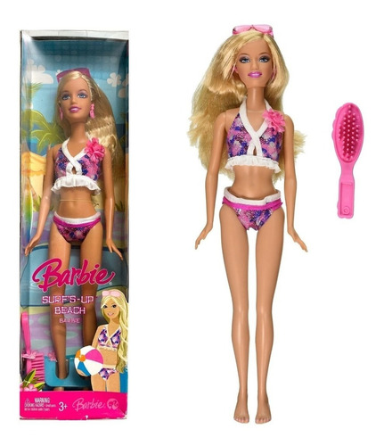Barbie Playera Surf's Up Beach 100% Original 