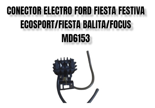 Conector Electro Ventilador Ford Fiesta Festiva Ecosport 