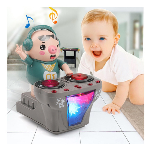 1 Regalo De Juguete De Cerdito De Batería For Niños